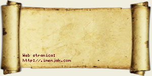 Nadja Matijević vizit kartica